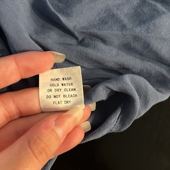 Pink Lily Dress, Size Small, Colors Blue and White. - Picture 5 of 5